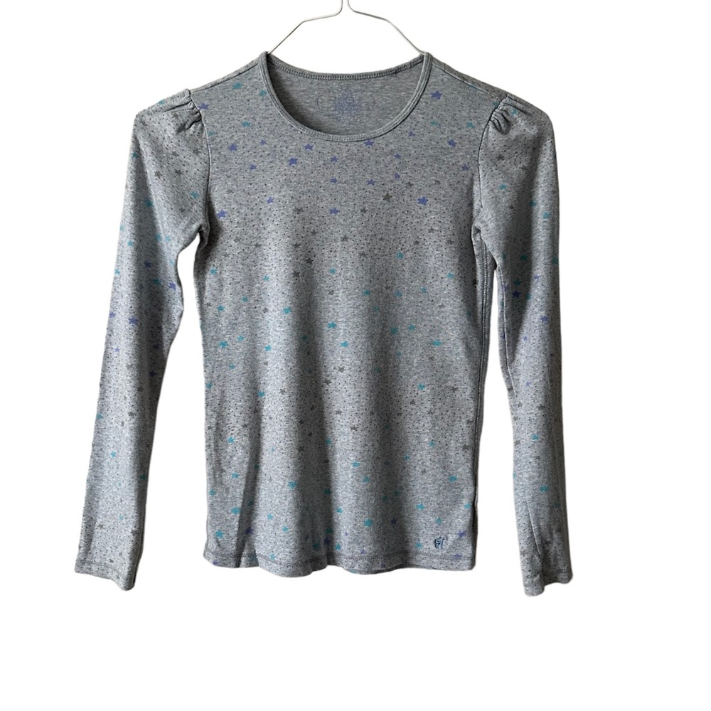 Old Navy Girl’s Star Print Grey Long Sleeves T-shirt XL